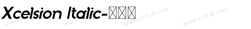 Xcelsion Italic字体转换 Xcelsion Italic字体转换